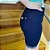 Bermuda Tipo Jeans  Azul e Preta - Imagem 1