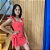 Conjunto Feminino Juvenil Cropped e Short Saia Menina - Imagem 4