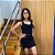 Conjunto Feminino Juvenil Cropped e Short Saia Menina - Imagem 2