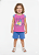 Conjunto Feminino Tamanho 1, 2, 3 URSO Menina  SHORTS SAIA - Imagem 6