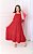 Vestido Longo Vermelho Feminino Pipoca - Imagem 6