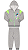 Conjunto Moletom Inverno Feminino WKids Ziper Tamanho 3 Menina - Imagem 10