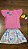 Conjunto Feminino Tamanho 6 Premium Menina - Imagem 2