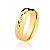 Aliança Reta 6,00MM Diamantada No Centro Com Brilhante (Ouro 12K / 18K)  "LEIA DESCRIÇÃO'' - Imagem 1