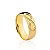 Aliança Meia Cana 7,00MM Infinito Cravejado (Ouro 12K / 18K)  "LEIA DESCRIÇÃO'' - Imagem 1