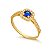 Anel Aro Cravejado ( Ouro 12K / 18 K ) - Imagem 1