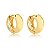 Brinco Argola Click Liso ¢13,00MM ( Ouro 12K / 18 K ) - Imagem 1