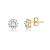 Brinco Flor ( Ouro 12K / 18 K ) - Imagem 1