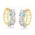 Brinco Click Argola Constelação ( Ouro 12K ) - Imagem 1