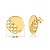Brinco Rattan Redondo Ø20mm Coleção Raízes( Ouro 12K / 18 K ) - Imagem 2
