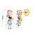 Brinco Duo Tons de Amor ( Ouro 12k / 18k ) - Imagem 2