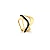 Brinco Piercing Coleção Orla De Copacabana ( Ouro 12k / 18k ) - Imagem 1