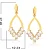 BRINCO VERTICAL COM NAVETES  ( ouro 12k / 18k ) - Imagem 2