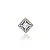 Pingente Quadrado Com Borda Cravejada ( Ouro 12k  / 18k ) - Imagem 2