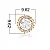 Pingente Redondo Com Borda Cravejada ( Ouro 12k / 18K ) - Imagem 3
