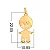Pingente Menino ( Ouro 12k /Pingente 18k ) - Imagem 2