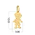 Pingente Menino ( Ouro 12k / 18k ) - Imagem 2