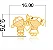 PINGENTE MENINO E MENINA( Ouro 12k / 18k ) - Imagem 2