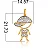 PINGENTE MENINO CRAVEJADO ( Ouro 12k / 18k ) - Imagem 2