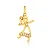 PINGENTE MENINA ( Ouro 12k / 18k ) - Imagem 1