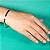 PULSEIRA MEIA CANA 4,00 MM DIAMANTADA ( Ouro 12k / 18k ) - Imagem 2