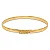 PULSEIRA MEIA CANA 4,00MM COM ARGOLAS ( Ouro 12k / 18k ) - Imagem 1