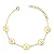 PULSEIRA COM MANDALAS COLEÇÃO ESPIRAL ( Ouro 12k / 18k ) - Imagem 1