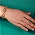 PULSEIRA TRAMADO PALHA/LISO 20CM CJ.02 750AM ( Ouro 12k / 18k ) - Imagem 2