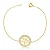 PULSEIRA ÁRVORE DA VIDA COM BORDA CRAVEJADA ( Ouro 12k / 18k ) - Imagem 1
