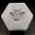 Anel com Zirconia e Coração Regulavel A147 (Prata 925) - Imagem 1