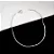 Pulseira cordão Baiano (18 cm)- CCB001 ( Prata 925 ) - Imagem 1