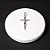 Pingente crucifixo com jesus P091 ( Prata 925 ) - Imagem 1