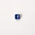 Berloque separador Facebook BQ014 ( Prata 925 ) - Imagem 1