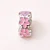 Berloque separador florzinha rosa BQ158 ( Prata 925 ) - Imagem 1