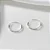 Brinco Argola pequeno 12,5mm B014 ( Prata 925 ) - Imagem 1