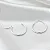 BRINCO ARGOLA REDONDA LISA 10MM B018 ( Prata 925 ) - Imagem 1