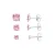TRIO QUADRADO ROSA CLARO 3/4/5MM BT010 ( Prata 925 ) - Imagem 1