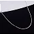 CORRENTE GRUMET LH F040 (45CM) CGR053 ( Prata 925 ) - Imagem 1