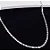 Corrente Piastrine Fio F060 - 60CM CPA024 ( Prata 925 ) - Imagem 1