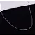 Corrente Rabo de Rato facetada F025 - 60CM CRR014 ( Prata 925 ) - Imagem 1