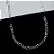 Corrente 3x1 masculina 3,0mm - 70cm CTU006 ( Prata 925 ) - Imagem 1