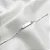 Pulseira melindrosa veneziana com plaquinha retangular curvada G - lisa 3CM -16+3CM extensor PM005 ( Prata 925 ) - Imagem 1