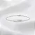 Pulseira melindrosa cartier com plaquinha retangular curvada P - lisa - 2CM - 13+3CM extensor PM007 ( Prata 925 ) - Imagem 1