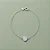 PULSEIRA NOSSA SENHORA CRAVEJADA BRANCO CPU061 ( Prata 925 ) - Imagem 1