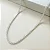 Corrente Rivieira fina com pedras de zircônias brancas - 35+5cm CRV002 ( Prata 925 ) - Imagem 1