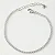 Pulseira Rivieira fina com zircônias brancas - 15 + 3cm de extensor PRV002 ( Prata 925 ) - Imagem 1