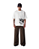Camiseta Quadro Creations Down Robot Boxy - Off-White - Imagem 4