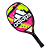 RAQUETE BEACH TENNIS ADIDAS BT 3.0 ROSA E AMARELA - Imagem 2