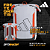 MOCHILA ADIDAS MULTIGAME 3.3 CINZA E LARANJA - Imagem 1