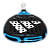 RAQUETE DE PADEL ADIDAS CROSS IT CARBON 2025 MAXI ARCE - Imagem 9